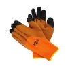 Перчатки оранж. полный коричневый облив черный палец №300 (*12)